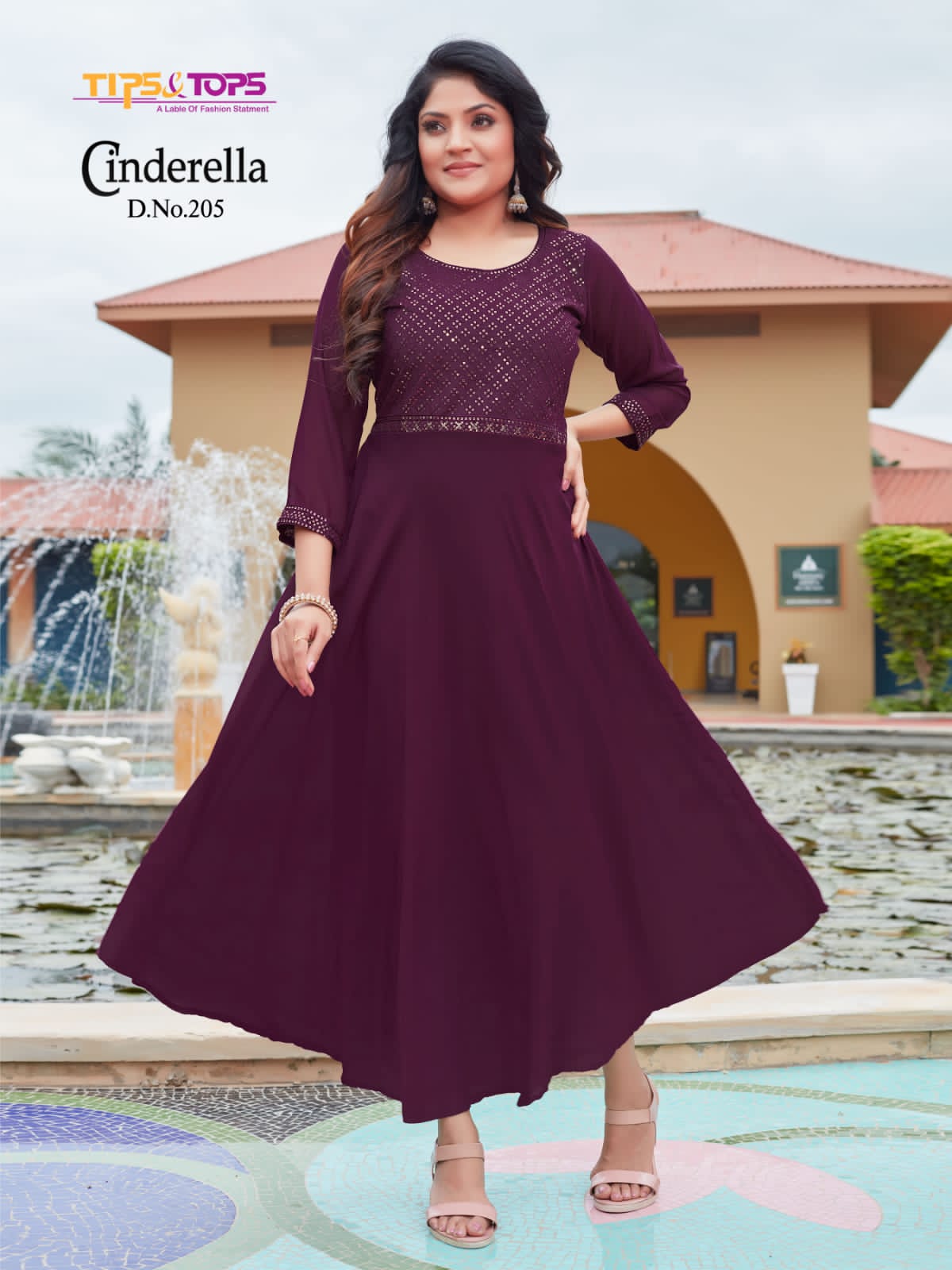 CINDRELLA 2 Fancy Designer Festive Wear Anrkali Kurtis Collection